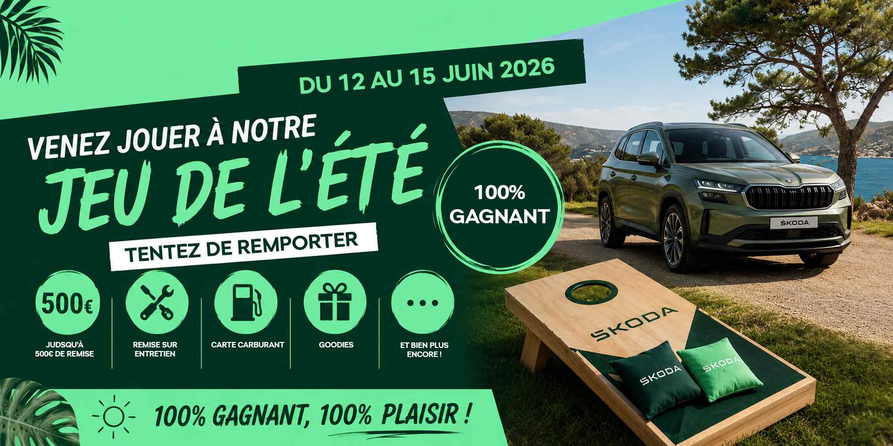 Škoda Nantes - Le jeu de l'été 100% gagnant 