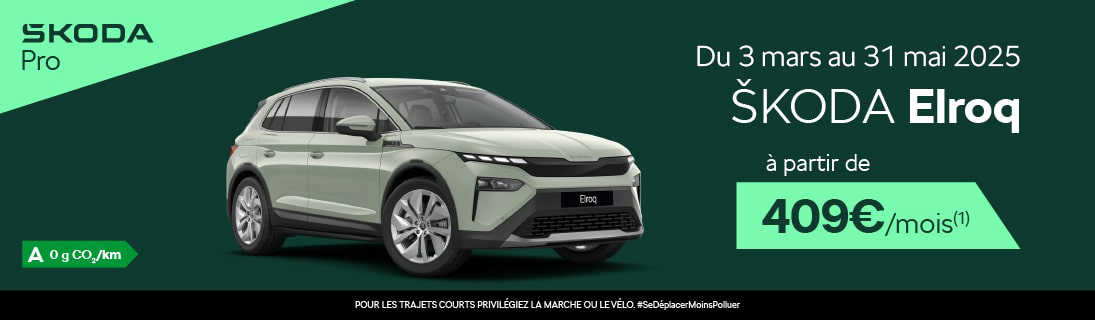 Prolongation offre VGRF Fleet Skoda Elroq